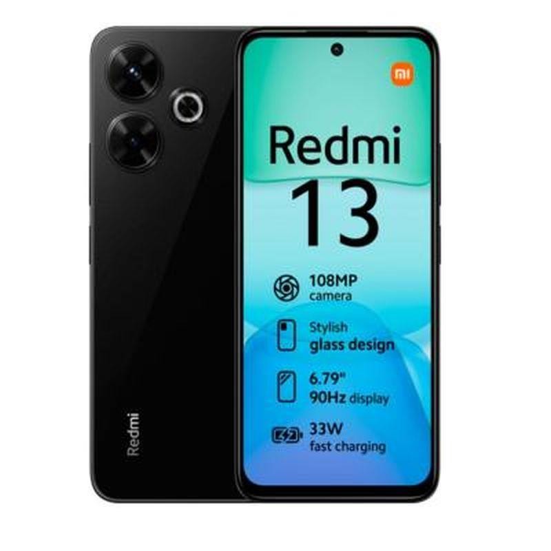 XIAOMI SMARTPHONE REDMI 13 6GB 128GB NEGRO MEDIANOCHE OC/6GB/128GB/6,79 /ANDROID