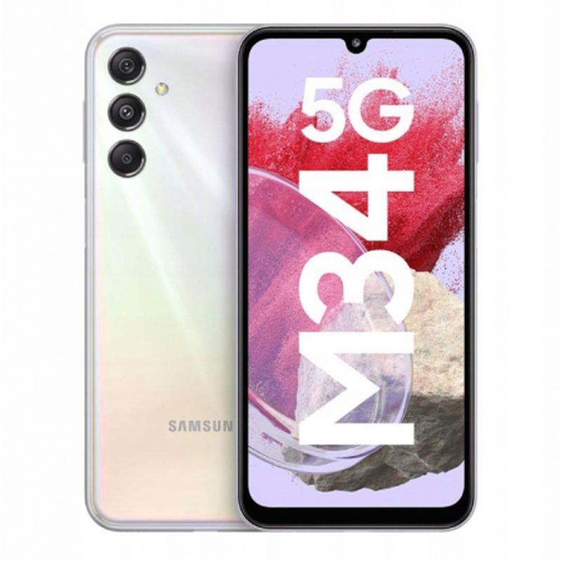 SAMSUNG SMARTPHONE GALAXY M34 6GB 128GB 5G PLATA OC/6GB/128GB/6,5/ANDROID/5G