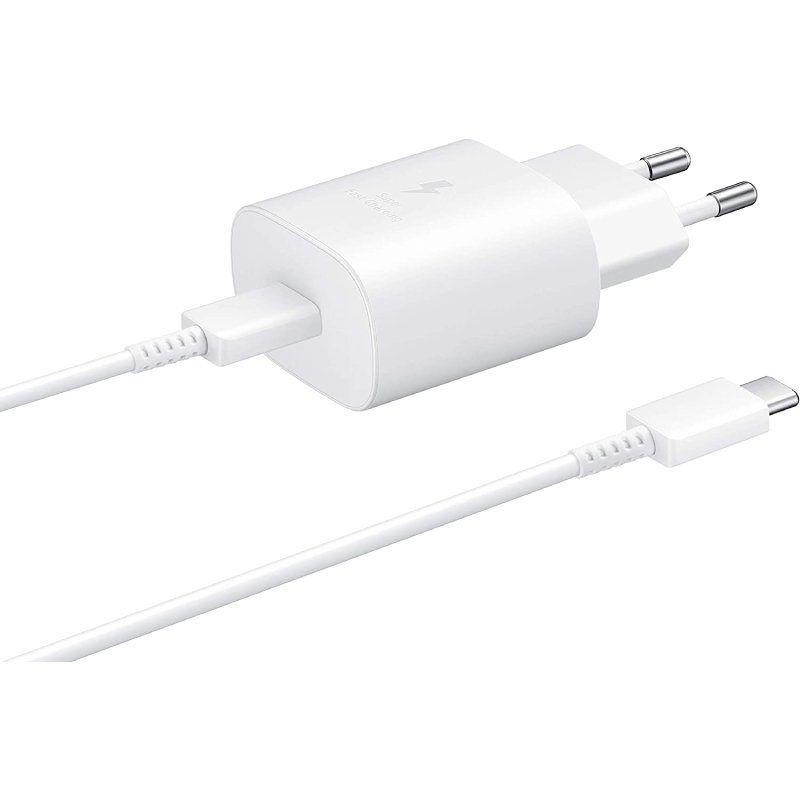 SAMSUNG CARGADOR USB-C 3A BLANCO MAXIMO 25W