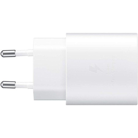 SAMSUNG CARGADOR USB-C 25W 3A BLANCO - CABLE NO INCLUIDO