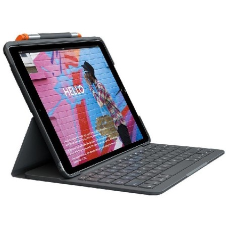 LOGITECH FUNDA TABLET CON TECLADO PARA IPAD (7 GEN) GRAFITO