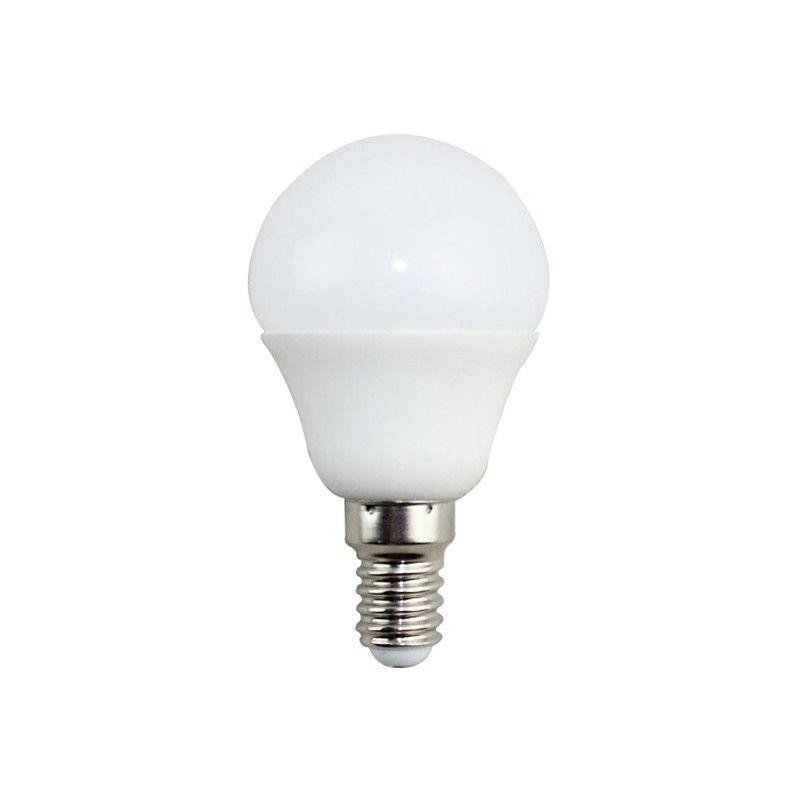 BOMBILLA LED ESFÉRICA E14 P45 7W BLANCO CALIDO