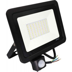 FOCO PROYECTOR LED S/MOVIMIENTO-CREPUSCULAR 100W BLANCO FRIO