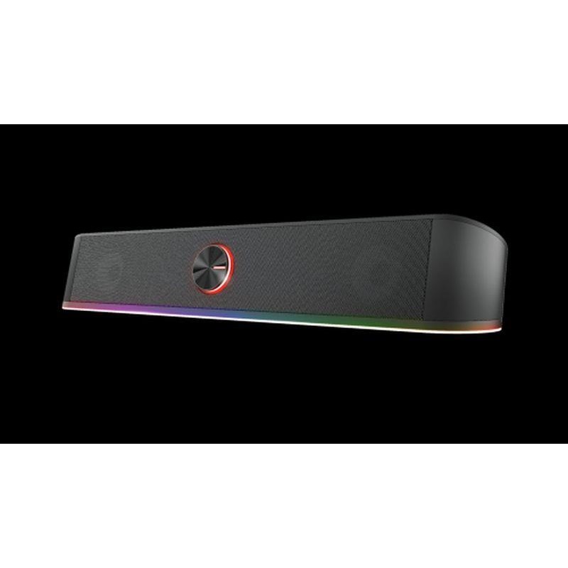 TRUST ALTAVOCES SOUNDBAR GXT THORNE RGB ILLUMINATED 12W CABLE AUXILIAR PARA AUDIO USB PARA ALIMENTACION