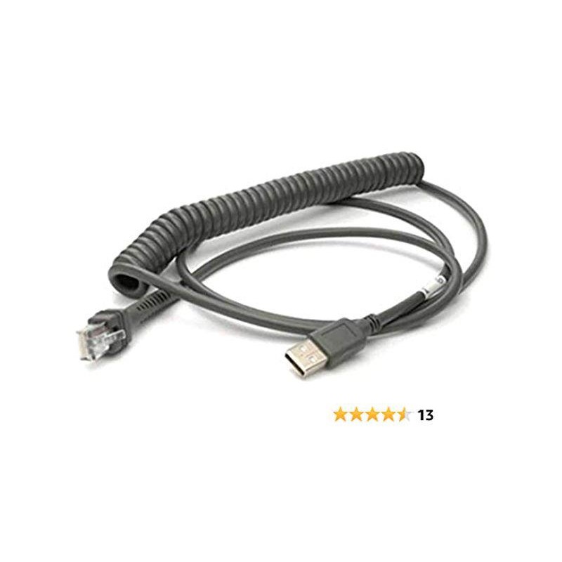 METROLOGIC CABLE USB RIZADO 53235B PARA LECTOR CODIGOS SERIE MS-9500