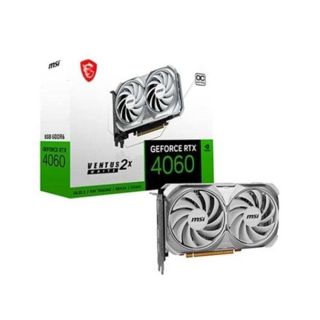 MSI TARJETA GRAFICA RTX 4060 VENTUS 2X BLANCA 8G OC