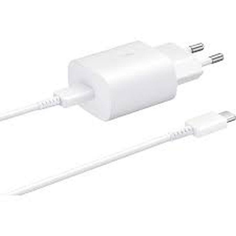 SAMSUNG CARGADOR USB-C 3A BLANCO MAXIMO 25W - BULK SIN CAJA