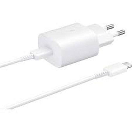 SAMSUNG CARGADOR USB-C 3A BLANCO MAXIMO 25W - BULK SIN CAJA