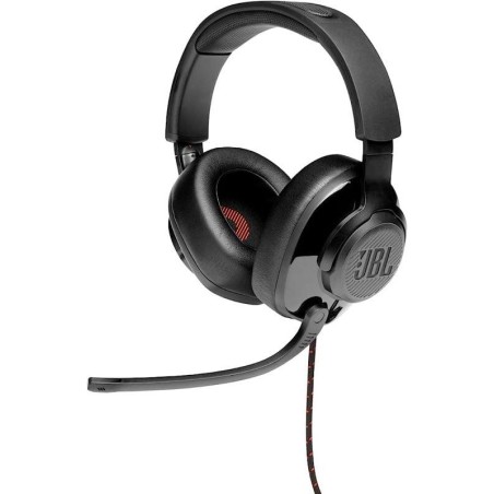 JBL AURICULARES CON MICROFONO QUANTUM 200 NEGRO